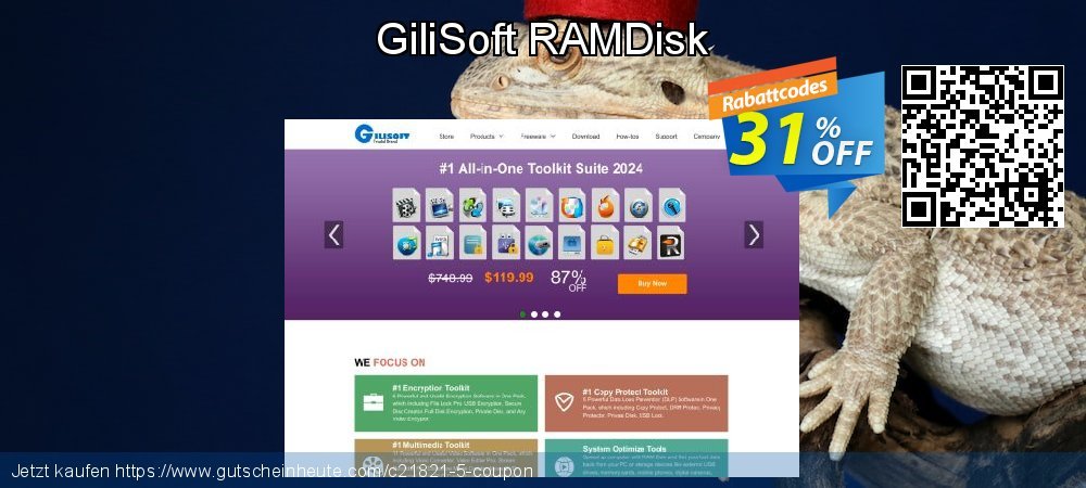 GiliSoft RAMDisk formidable Disagio Bildschirmfoto