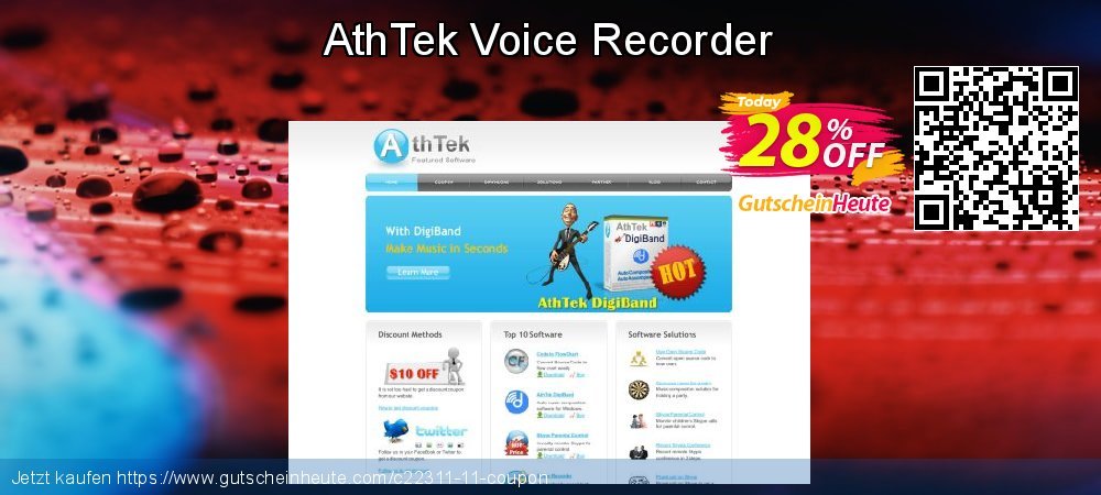 AthTek Voice Recorder faszinierende Angebote Bildschirmfoto