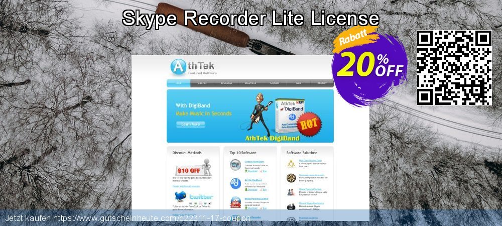 Skype Recorder Lite License genial Verkaufsförderung Bildschirmfoto