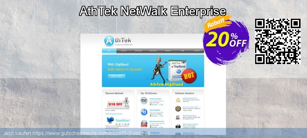 AthTek NetWalk Enterprise überraschend Verkaufsförderung Bildschirmfoto