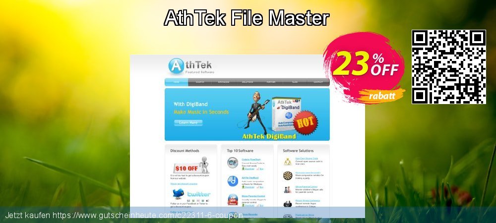 AthTek File Master beeindruckend Förderung Bildschirmfoto