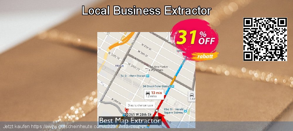 Local Business Extractor aufregende Promotionsangebot Bildschirmfoto