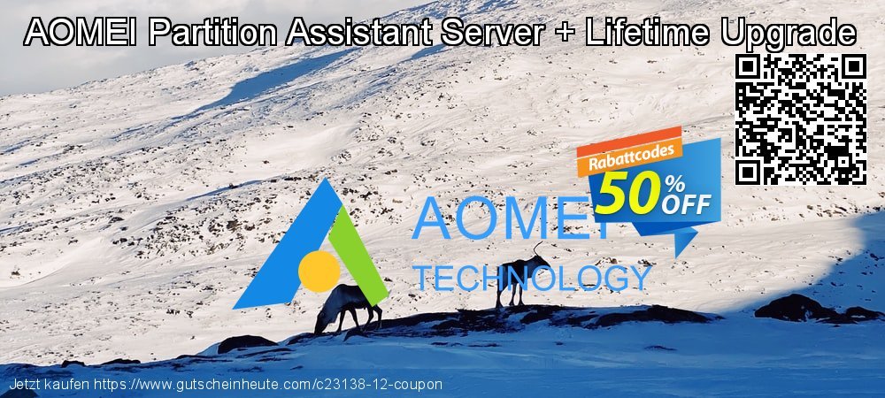 AOMEI Partition Assistant Server + Lifetime Upgrade wundervoll Sale Aktionen Bildschirmfoto