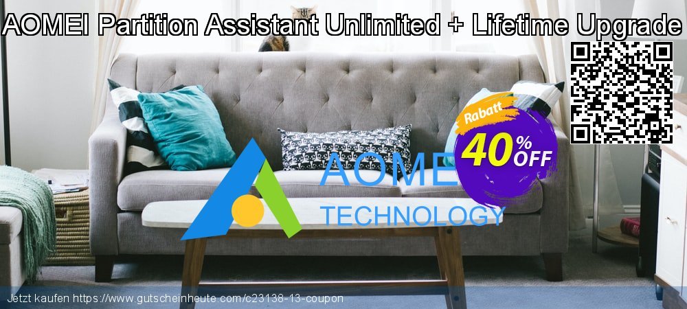 AOMEI Partition Assistant Unlimited + Lifetime Upgrade überraschend Rabatt Bildschirmfoto