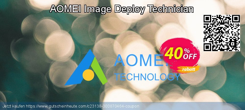AOMEI Image Deploy Technician wunderschön Diskont Bildschirmfoto