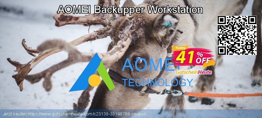 AOMEI Backupper Workstation umwerfenden Rabatt Bildschirmfoto
