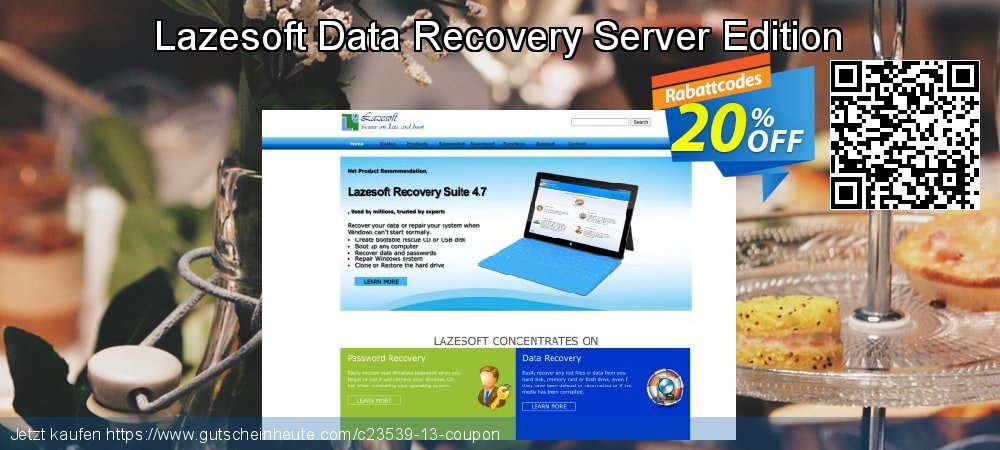 Lazesoft Data Recovery Server Edition besten Sale Aktionen Bildschirmfoto