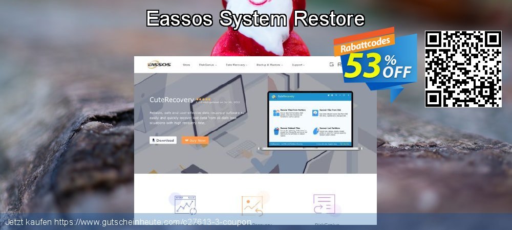 Eassos System Restore aufregende Ermäßigung Bildschirmfoto