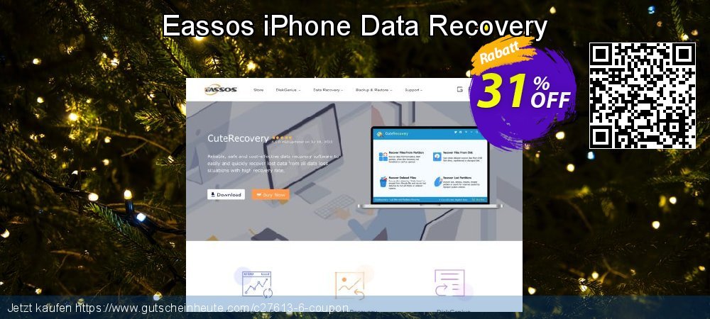 Eassos iPhone Data Recovery klasse Ausverkauf Bildschirmfoto