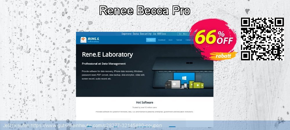 Renee Becca Pro verwunderlich Verkaufsförderung Bildschirmfoto