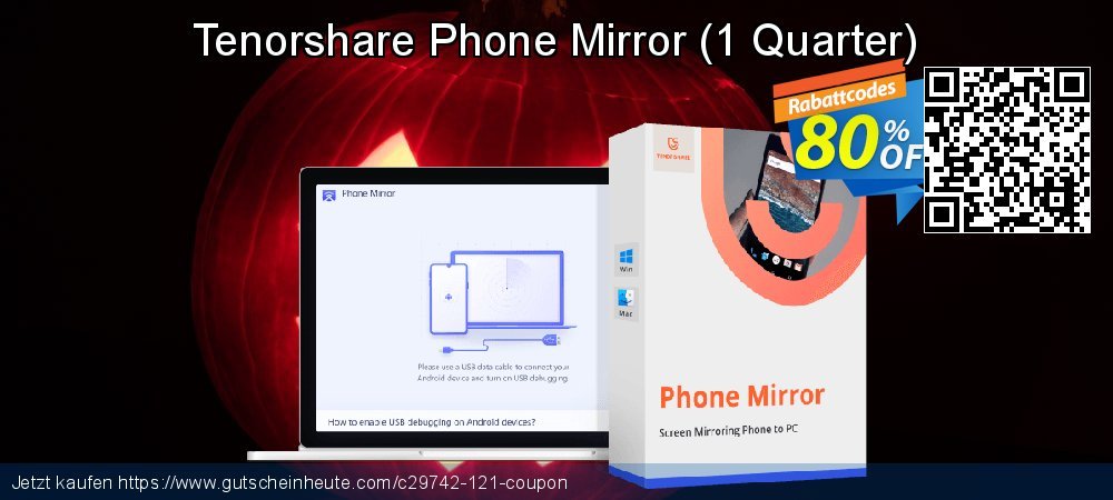 Tenorshare Phone Mirror - 1 Quarter  Exzellent Beförderung Bildschirmfoto