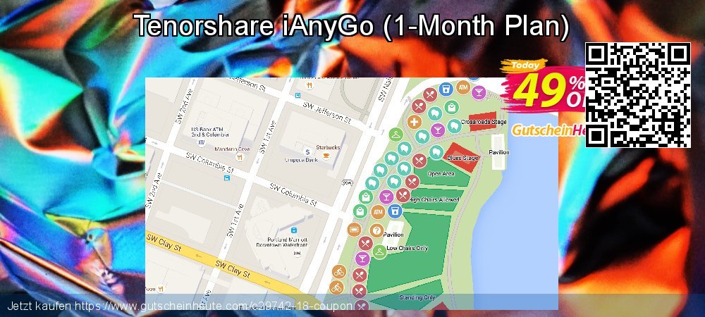 Tenorshare iAnyGo - 1-Month Plan  genial Diskont Bildschirmfoto