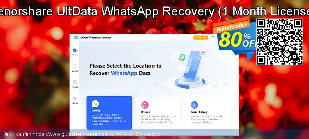 Tenorshare UltData WhatsApp Recovery - 1 Month License  uneingeschränkt Verkaufsförderung Bildschirmfoto