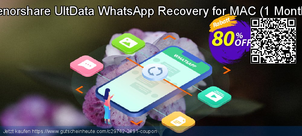Tenorshare UltData WhatsApp Recovery for MAC - 1 Month  großartig Rabatt Bildschirmfoto