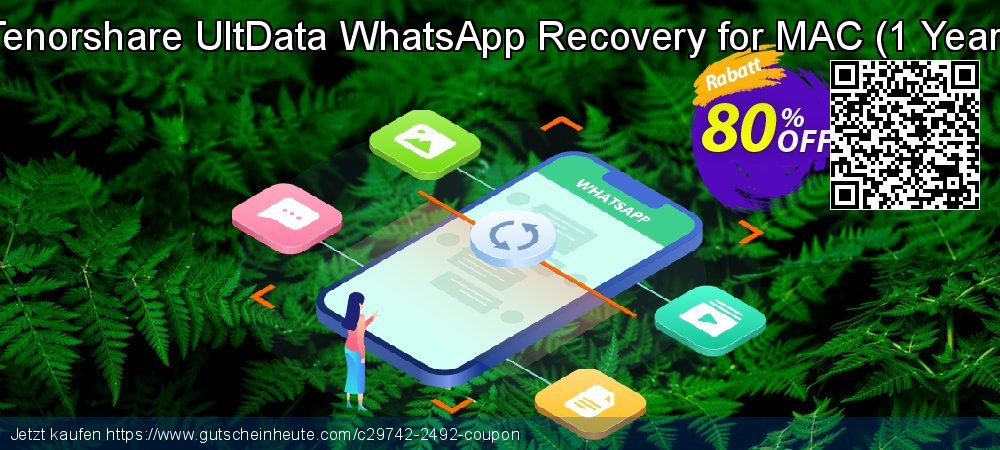 Tenorshare UltData WhatsApp Recovery for MAC - 1 Year  wunderbar Ermäßigungen Bildschirmfoto