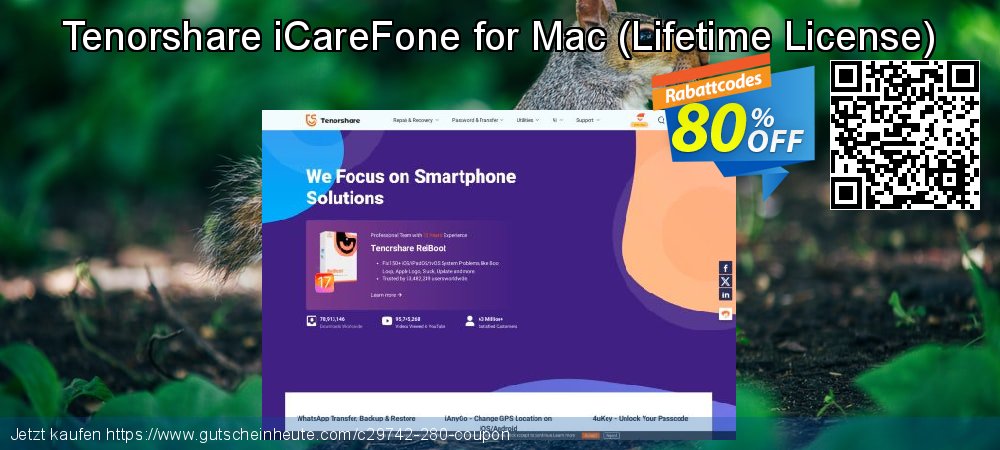 Tenorshare iCareFone for Mac - Lifetime License  umwerfende Promotionsangebot Bildschirmfoto