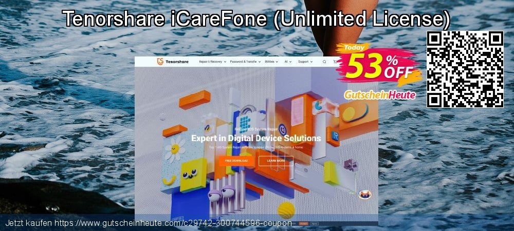 Tenorshare iCareFone - Unlimited License  beeindruckend Außendienst-Promotions Bildschirmfoto