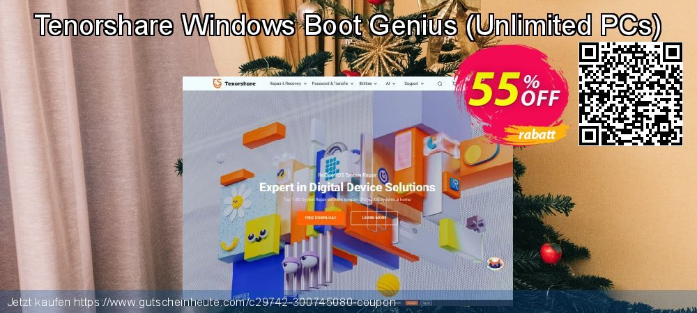 Tenorshare Windows Boot Genius - Unlimited PCs  großartig Preisnachlässe Bildschirmfoto