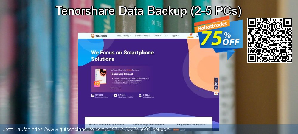 Tenorshare Data Backup - 2-5 PCs  besten Verkaufsförderung Bildschirmfoto