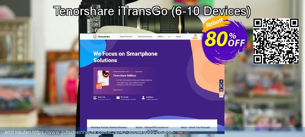 Tenorshare iTransGo - 6-10 Devices  formidable Ermäßigungen Bildschirmfoto