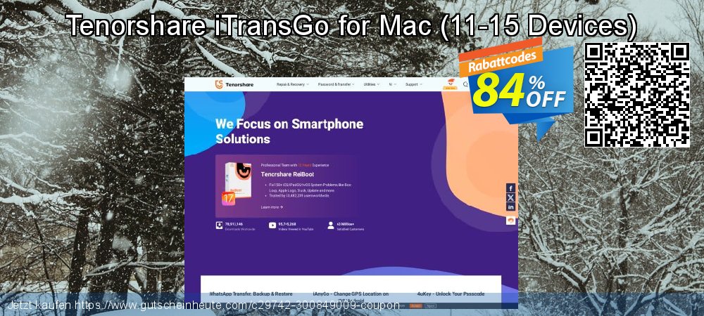 Tenorshare iTransGo for Mac - 11-15 Devices  geniale Ausverkauf Bildschirmfoto