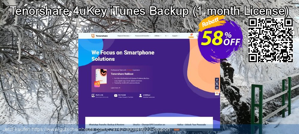 Tenorshare 4uKey iTunes Backup - 1 month License  fantastisch Diskont Bildschirmfoto