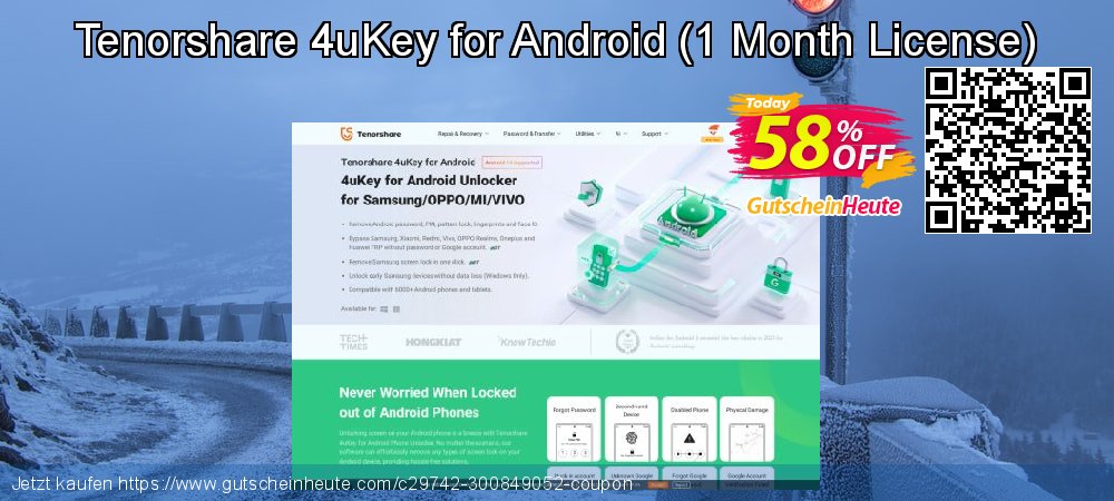 Tenorshare 4uKey for Android - 1 Month License  unglaublich Preisnachlässe Bildschirmfoto