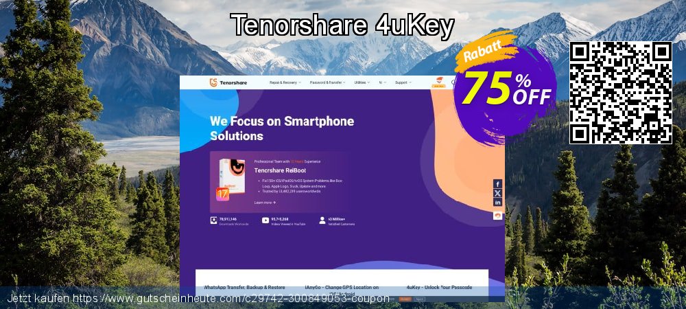 Tenorshare 4uKey fantastisch Angebote Bildschirmfoto