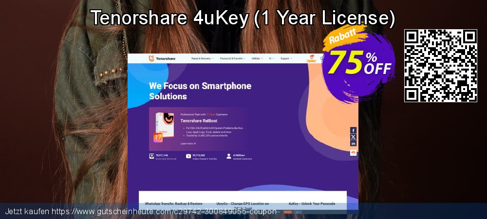 Tenorshare 4uKey - 1 Year License  wunderbar Nachlass Bildschirmfoto