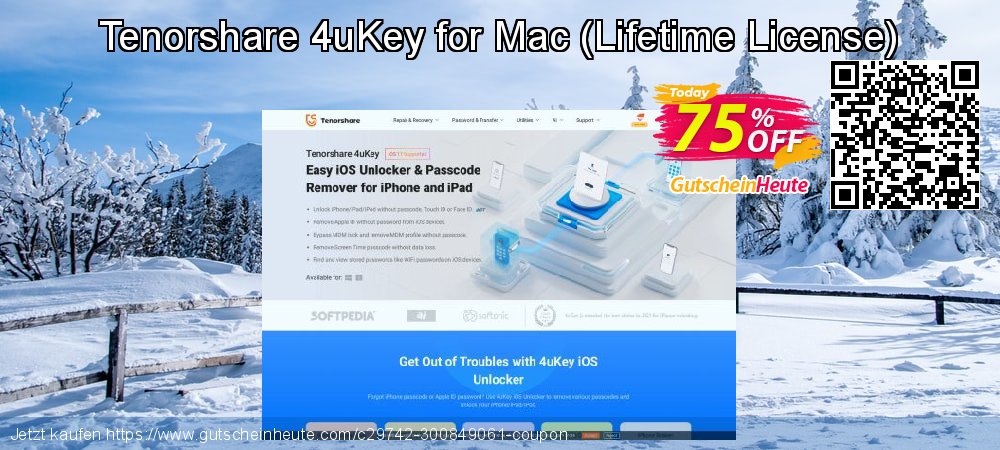 Tenorshare 4uKey for Mac - Lifetime License  überraschend Außendienst-Promotions Bildschirmfoto