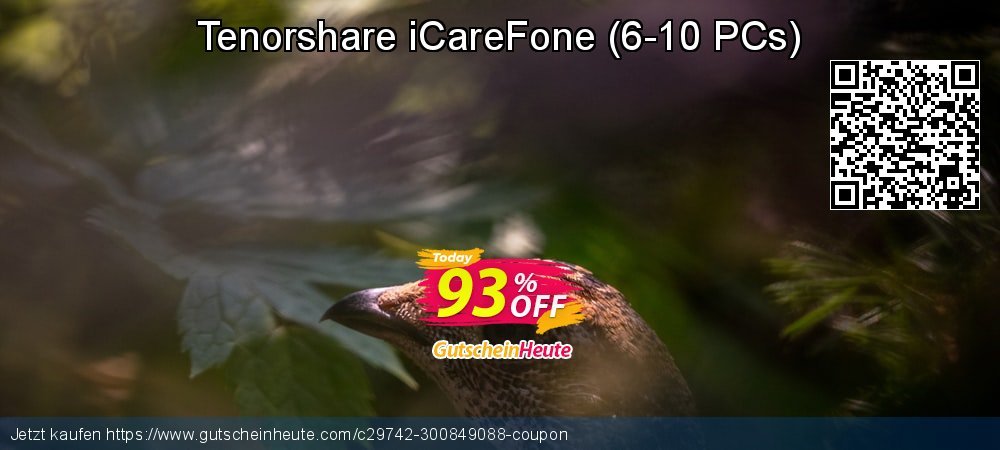 Tenorshare iCareFone - 6-10 PCs  super Promotionsangebot Bildschirmfoto