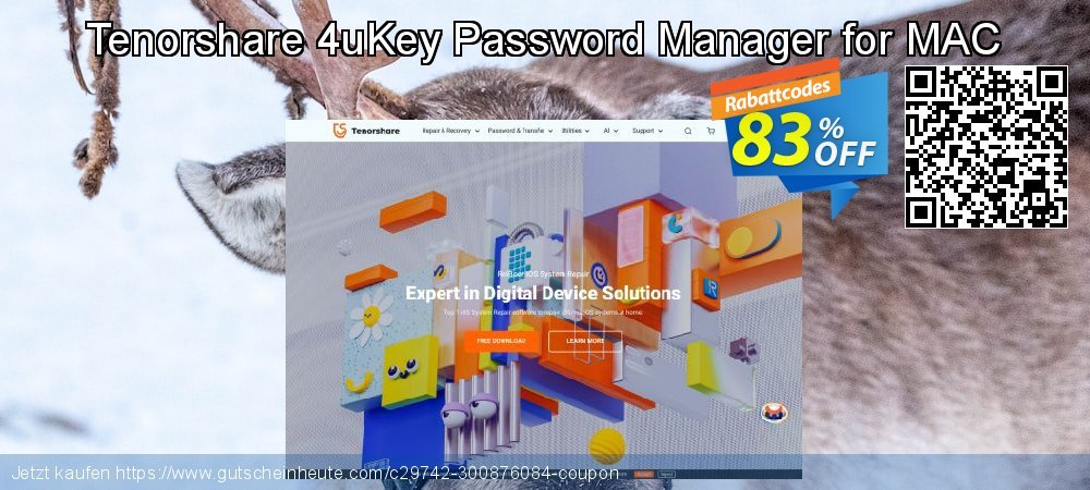 Tenorshare 4uKey Password Manager for MAC unglaublich Promotionsangebot Bildschirmfoto