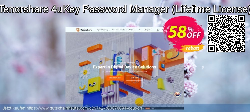 Tenorshare 4uKey Password Manager - Lifetime License  verblüffend Außendienst-Promotions Bildschirmfoto