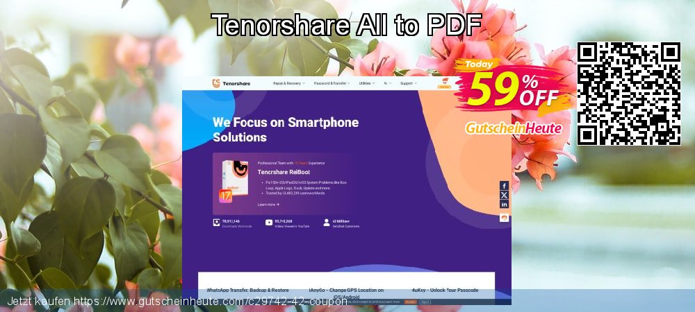 Tenorshare All to PDF beeindruckend Preisnachlass Bildschirmfoto