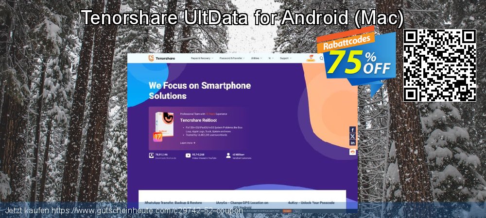 Tenorshare UltData for Android - Mac  exklusiv Diskont Bildschirmfoto