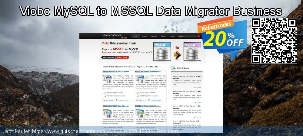 Viobo MySQL to MSSQL Data Migrator Business erstaunlich Preisreduzierung Bildschirmfoto