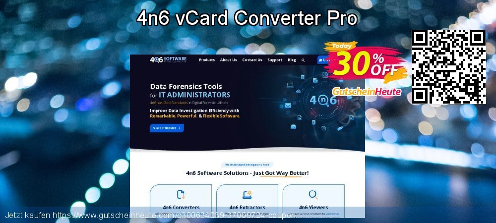 4n6 vCard Converter Pro beeindruckend Förderung Bildschirmfoto