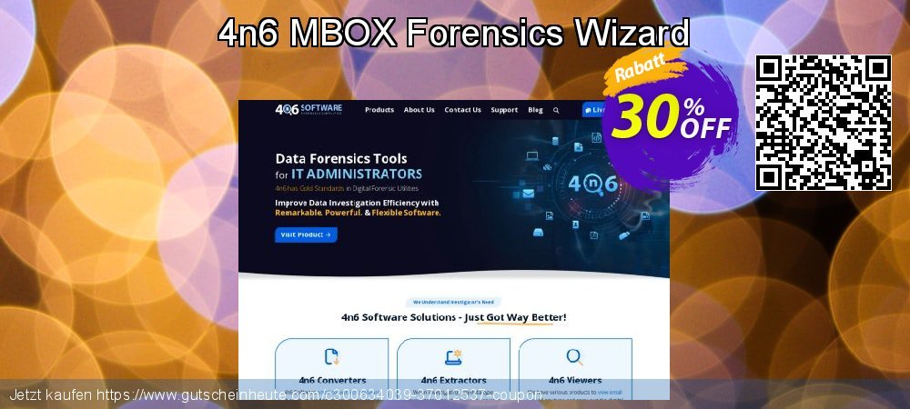 4n6 MBOX Forensics Wizard wunderschön Nachlass Bildschirmfoto