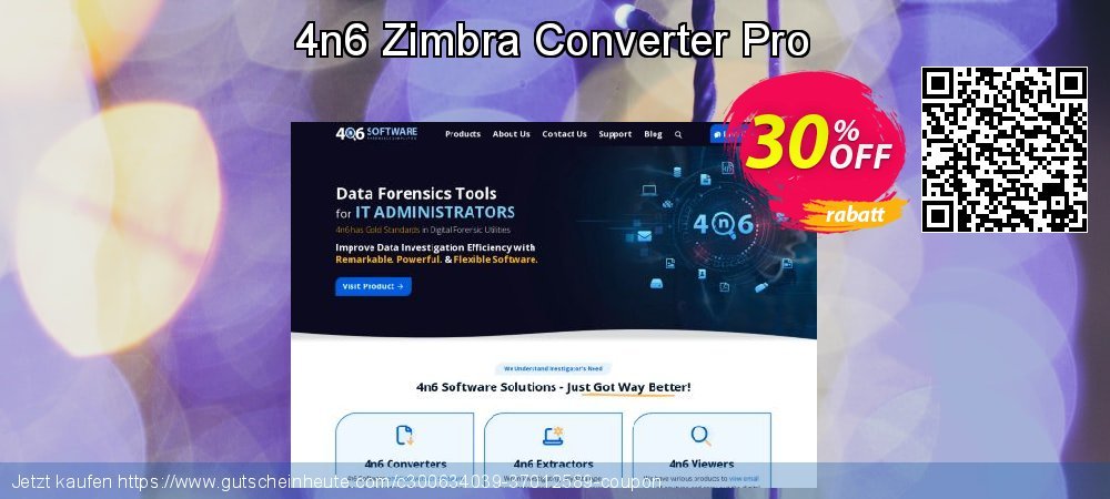 4n6 Zimbra Converter Pro ausschließenden Diskont Bildschirmfoto