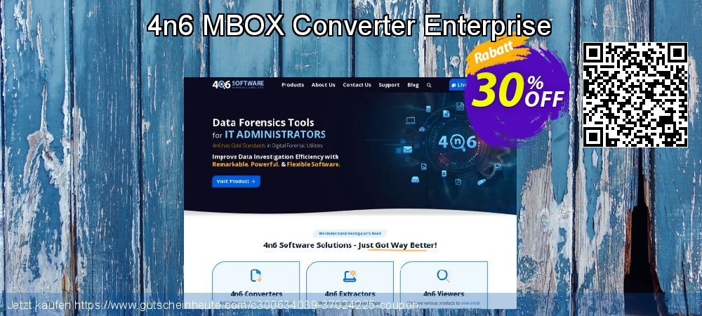 4n6 MBOX Converter Enterprise verblüffend Förderung Bildschirmfoto