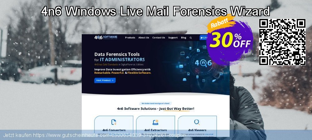 4n6 Windows Live Mail Forensics Wizard toll Sale Aktionen Bildschirmfoto