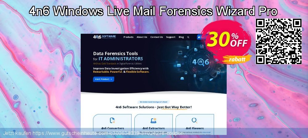 4n6 Windows Live Mail Forensics Wizard Pro ausschließenden Förderung Bildschirmfoto