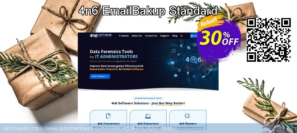 4n6 EmailBakup Standard super Ermäßigung Bildschirmfoto