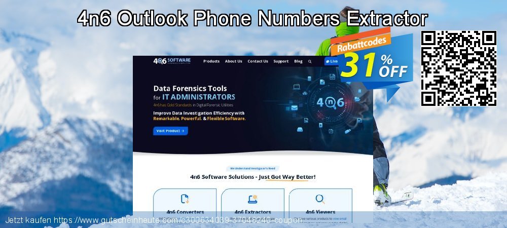 4n6 Outlook Phone Numbers Extractor besten Disagio Bildschirmfoto