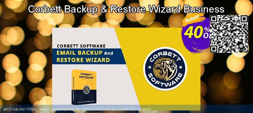 Corbett Backup & Restore Wizard Business klasse Angebote Bildschirmfoto