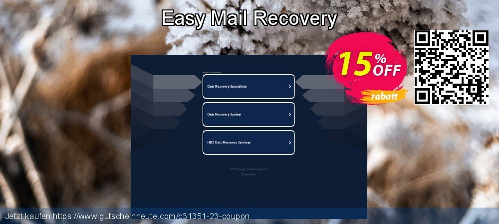 Easy Mail Recovery super Diskont Bildschirmfoto