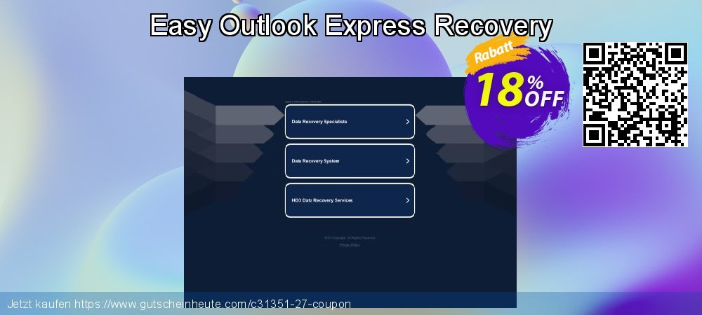 Easy Outlook Express Recovery überraschend Ausverkauf Bildschirmfoto