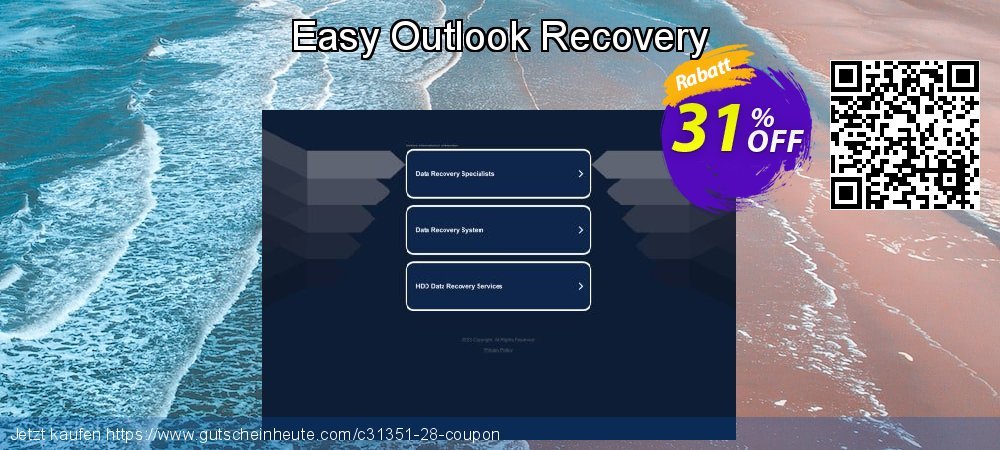 Easy Outlook Recovery formidable Außendienst-Promotions Bildschirmfoto