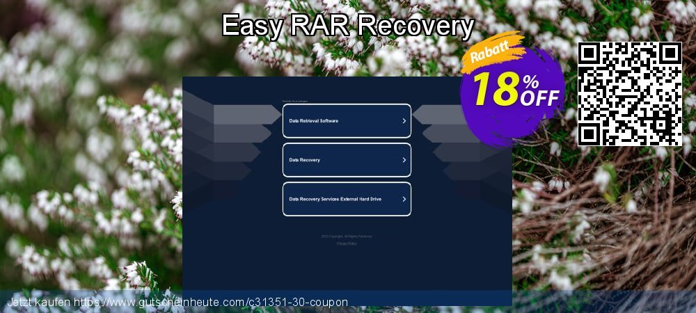 Easy RAR Recovery toll Preisnachlass Bildschirmfoto