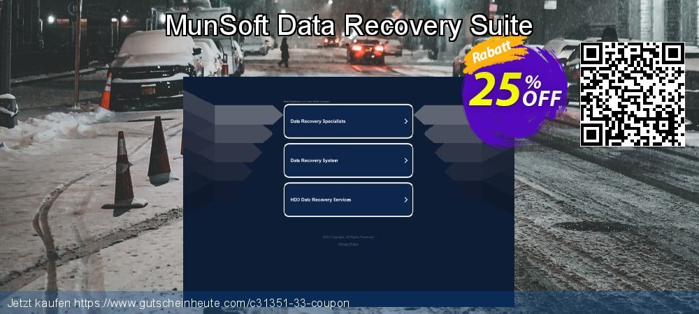 MunSoft Data Recovery Suite faszinierende Sale Aktionen Bildschirmfoto